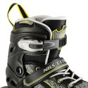 NA14198 CZARNO-ŻÓŁTY ROZM. S (31-34) ŁYŻWOROLKI NILS EXTREME NILS EXTREME