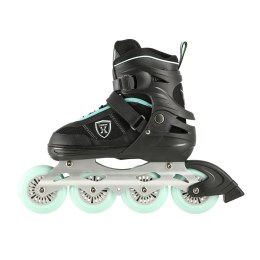 NA19088 CZARNO-MIĘTOWY ROZM. L (39-42) ŁYŻWOROLKI NILS EXTREME NILS EXTREME