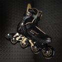 NA22151 ŁYŻWOROLKI ARMOUR CZARNO ZŁOTE ROZM. 39 NILS EXTREME NILS EXTREME