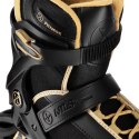 NA22151 ŁYŻWOROLKI ARMOUR CZARNO ZŁOTE ROZM. 39 NILS EXTREME NILS EXTREME