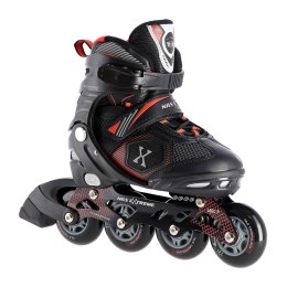 NA9080 CZARNO/CZERWONE ROZM L (39-42) ŁYŻWOROLKI NILS EXTREME NILS EXTREME