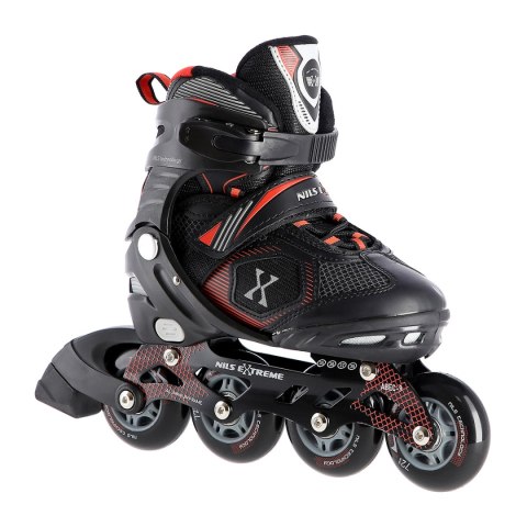 NA9080 CZARNO/CZERWONE ROZM L (39-42) ŁYŻWOROLKI NILS EXTREME NILS EXTREME NA9080 CZARNO/CZERWONE ROZM L (39-42) ŁYŻWOROLKI NILS EXTREME NILS EXTREME