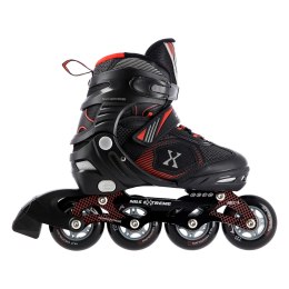 NA9080 CZARNO/CZERWONE ROZM M (35-38) ŁYŻWOROLKI NILS EXTREME NILS EXTREME