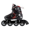 NA9080 CZARNO/CZERWONE ROZM M (35-38) ŁYŻWOROLKI NILS EXTREME NILS EXTREME
