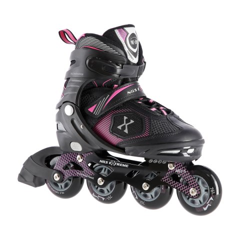 NA9080 CZARNO/FIOLETOWE ROZM L (39-42) ŁYŻWOROLKI NILS EXTREME NILS EXTREME NA9080 CZARNO/FIOLETOWE ROZM L (39-42) ŁYŻWOROLKI NILS EXTREME NILS EXTREME
