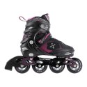 NA9080 CZARNO/FIOLETOWE ROZM L (39-42) ŁYŻWOROLKI NILS EXTREME NILS EXTREME