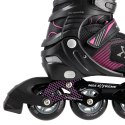 NA9080 CZARNO/FIOLETOWE ROZM L (39-42) ŁYŻWOROLKI NILS EXTREME NILS EXTREME