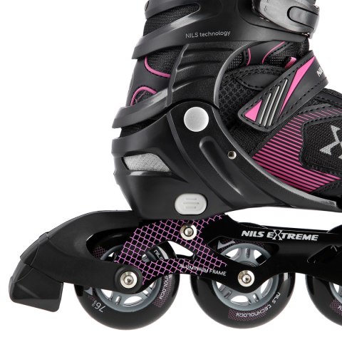 NA9080 CZARNO/FIOLETOWE ROZM L (39-42) ŁYŻWOROLKI NILS EXTREME NILS EXTREME NA9080 CZARNO/FIOLETOWE ROZM L (39-42) ŁYŻWOROLKI NILS EXTREME NILS EXTREME