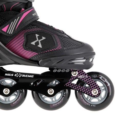 NA9080 CZARNO/FIOLETOWE ROZM L (39-42) ŁYŻWOROLKI NILS EXTREME NILS EXTREME NA9080 CZARNO/FIOLETOWE ROZM L (39-42) ŁYŻWOROLKI NILS EXTREME NILS EXTREME