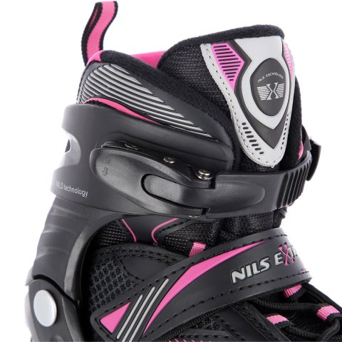 NA9080 CZARNO/FIOLETOWE ROZM L (39-42) ŁYŻWOROLKI NILS EXTREME NILS EXTREME NA9080 CZARNO/FIOLETOWE ROZM L (39-42) ŁYŻWOROLKI NILS EXTREME NILS EXTREME
