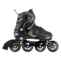 NA9080 CZARNO/ZIELONE ROZM L (39-42) ŁYŻWOROLKI NILS EXTREME NILS EXTREME