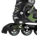 NA9080 CZARNO/ZIELONE ROZM L (39-42) ŁYŻWOROLKI NILS EXTREME NILS EXTREME