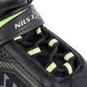 NA9080 CZARNO/ZIELONE ROZM L (39-42) ŁYŻWOROLKI NILS EXTREME NILS EXTREME
