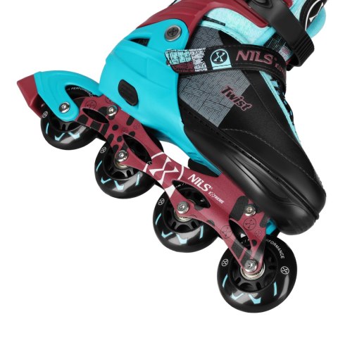 NA13810 ŁYŻWOROLKI TWIST NIEBIESKIE ROZM. S(31-34) NILS EXTREME NILS EXTREME NA13810 ŁYŻWOROLKI TWIST NIEBIESKIE ROZM. S(31-34) NILS EXTREME NILS EXTREME