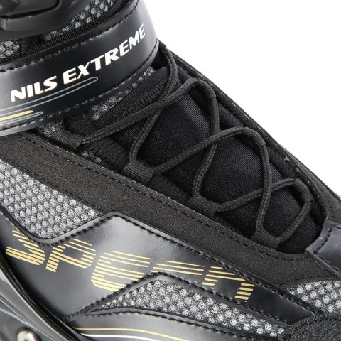 NA2150 CZARNO-ZŁOTY ROZM. 41 ŁYŻWOROLKI NILS EXTREME NILS EXTREME NA2150 CZARNO-ZŁOTY ROZM. 41 ŁYŻWOROLKI NILS EXTREME NILS EXTREME