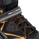 NA9022 CZARNO/POMARAŃCZOWE ROZM 45 ŁYŻWOROLKI NILS EXTREME NILS EXTREME