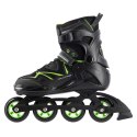 NA9022 CZARNO/ZIELONE ROZM 45 ŁYŻWOROLKI NILS EXTREME NILS EXTREME