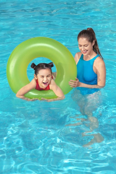 Bestway 36024 KÓŁKO DO PŁYWANIA NEON 76cm ZIELONE Bestway 36024 KÓŁKO DO PŁYWANIA NEON 76cm ZIELONE