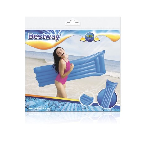 Bestway 44007 MATERAC PLAŻOWY MATOWY 183cm x 69cm NIEBIESKI Bestway 44007 MATERAC PLAŻOWY MATOWY 183cm x 69cm NIEBIESKI