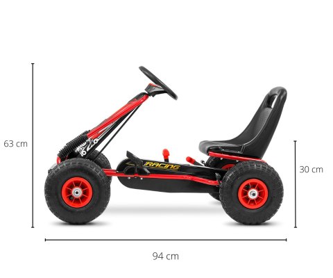 Gokart na pedały Thor Red Gokart na pedały Thor Red