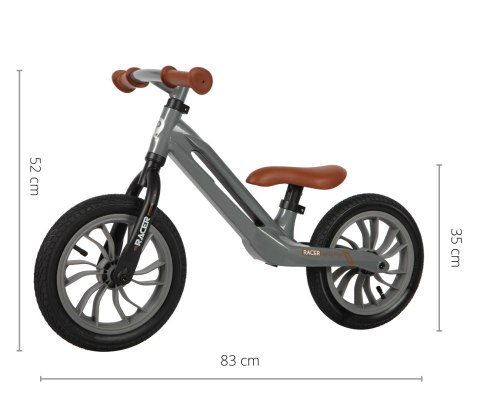 Qplay Rowerek Biegowy Racer Grey Qplay Rowerek Biegowy Racer Grey