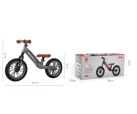 Qplay Rowerek Biegowy Racer Grey Qplay Rowerek Biegowy Racer Grey