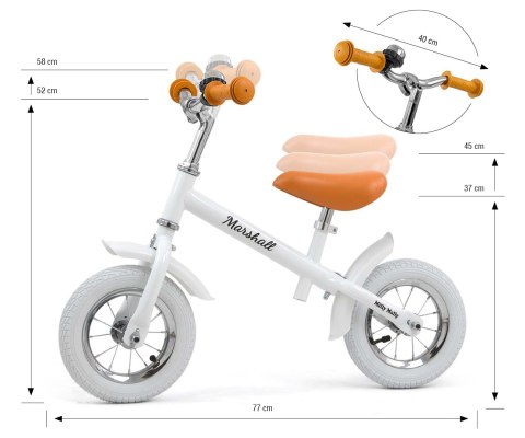 Rowerek Biegowy Marshall Air White Rowerek Biegowy Marshall Air White