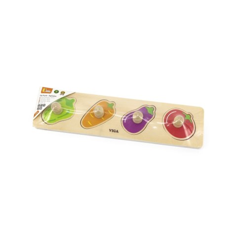 Viga 44532 Pierwsze puzzle z uchwytami - warzywa Viga 44532 Pierwsze puzzle z uchwytami - warzywa