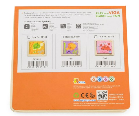 Viga 50146 Puzzle na podkładce - krab Viga 50146 Puzzle na podkładce - krab