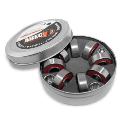 ABEC-7 RS CZERWONE CHROME ŁOŻYSKA (8 szt) OPAK. METAL NILS EXTREME NILS EXTREME