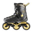 NA20006 CZARNO-ZŁOTY ROZM. 43 SLALOMOWE ŁYŻWOROLKI NILS EXTREME NILS EXTREME