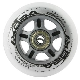 PU 80x24 BIAŁE 82A (4 SZT) + ABEC-7 (8 SZT) ZESTAW NILS EXTREME NILS EXTREME