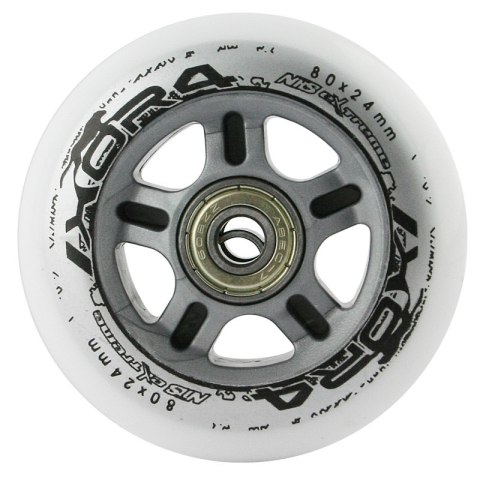 PU 80x24 BIAŁE 82A (4 SZT) + ABEC-7 (8 SZT) ZESTAW NILS EXTREME NILS EXTREME PU 80x24 BIAŁE 82A (4 SZT) + ABEC-7 (8 SZT) ZESTAW NILS EXTREME NILS EXTREME