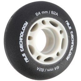 PU 64x24 82A CZARNE MATOWE KÓŁKA (4 szt.) NILS EXTREME NILS EXTREME