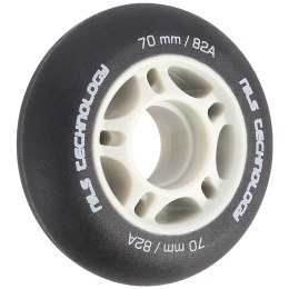 PU 70x24 82A CZARNE MATOWE KÓŁKA (4 szt.) NILS EXTREME NILS EXTREME