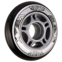 PU 76x24 82A CZARNE KÓŁKA (4 szt.) NILS EXTREME NILS EXTREME