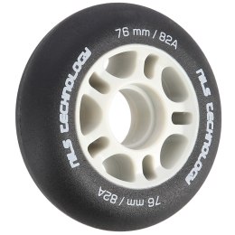 PU 76x24 82A CZARNE MATOWE KÓŁKA (4 szt.) NILS EXTREME NILS EXTREME
