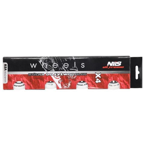 PU 80x24 82A BIAŁE MATOWE KÓŁKA (4 szt.) NILS EXTREME NILS EXTREME PU 80x24 82A BIAŁE MATOWE KÓŁKA (4 szt.) NILS EXTREME NILS EXTREME