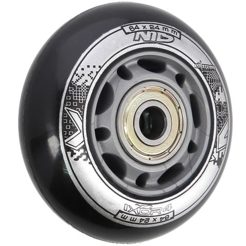 PU 64x24 82A CZARNE (4 szt.) + ABEC-9 (8 szt.) ZESTAW NILS EXTREME NILS EXTREME PU 64x24 82A CZARNE (4 szt.) + ABEC-9 (8 szt.) ZESTAW NILS EXTREME NILS EXTREME