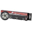 PU 70x24 82A CZARNE MATOWE (4 szt.) + ABEC-9 (8 szt.) ZESTAW NILS EXTREME NILS EXTREME