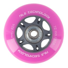 PU 72x24 82A (4szt.) RÓŻOWE + ABEC-7 (8szt.) ZESTAW NILS EXTREME NILS EXTREME