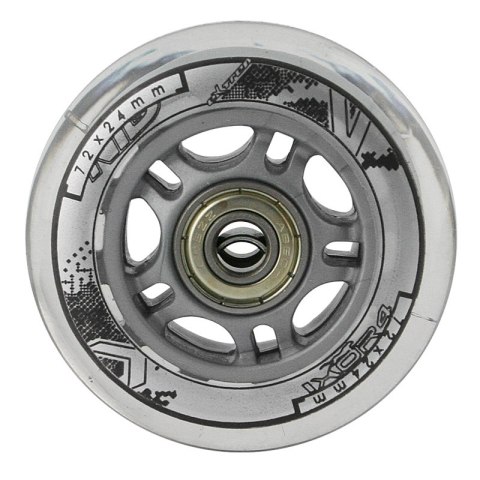 PU 72x24 82A PRZEZROCZYSTE (4 szt.) + ABEC-7 (8 szt.) ZESTAW NILS EXTREME NILS EXTREME PU 72x24 82A PRZEZROCZYSTE (4 szt.) + ABEC-7 (8 szt.) ZESTAW NILS EXTREME NILS EXTREME