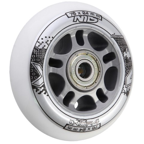 PU 76x24 82A BIAŁE N (4 szt.) + ABEC-7 (8 szt.) ZESTAW NILS EXTREME NILS EXTREME PU 76x24 82A BIAŁE N (4 szt.) + ABEC-7 (8 szt.) ZESTAW NILS EXTREME NILS EXTREME
