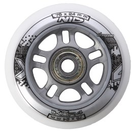 PU 76x24 82A BIAŁE N (4 szt.) + ABEC-7 (8 szt.) ZESTAW NILS EXTREME NILS EXTREME