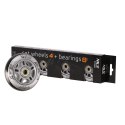PU 80x24 82A CZARNE (4 szt.) + ABEC-9 (8 szt.) ZESTAW NILS EXTREME NILS EXTREME