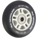 PU 80x24 82A CZARNE MATOWE (4 szt.) + ABEC-9 (8 szt.) ZESTAW NILS EXTREME NILS EXTREME