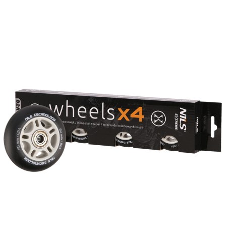 PU 80x24 82A CZARNE MATOWE (4 szt.) + ABEC-9 (8 szt.) ZESTAW NILS EXTREME NILS EXTREME PU 80x24 82A CZARNE MATOWE (4 szt.) + ABEC-9 (8 szt.) ZESTAW NILS EXTREME NILS EXTREME