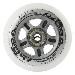 PU 84x24 82A BIAŁE (4 szt.) + ABEC-7 CHROME (8 szt.) ZESTAW NILS EXTREME NILS EXTREME