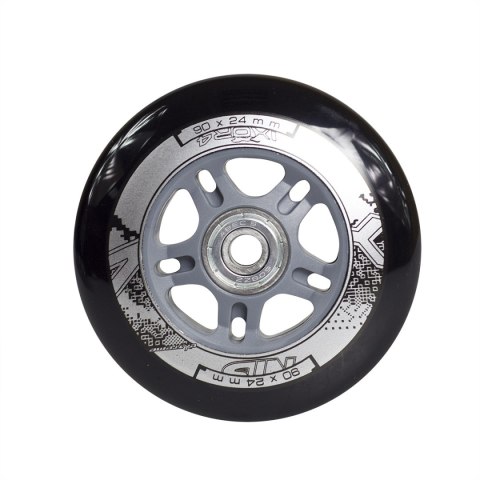 PU 90x24 82A CZARNE (4 szt.) + ABEC-9 CHROME (8 szt.) ZESTAW NILS EXTREME NILS EXTREME PU 90x24 82A CZARNE (4 szt.) + ABEC-9 CHROME (8 szt.) ZESTAW NILS EXTREME NILS EXTREME