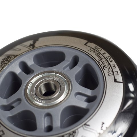 PU 90x24 82A CZARNE (4 szt.) + ABEC-9 CHROME (8 szt.) ZESTAW NILS EXTREME NILS EXTREME PU 90x24 82A CZARNE (4 szt.) + ABEC-9 CHROME (8 szt.) ZESTAW NILS EXTREME NILS EXTREME